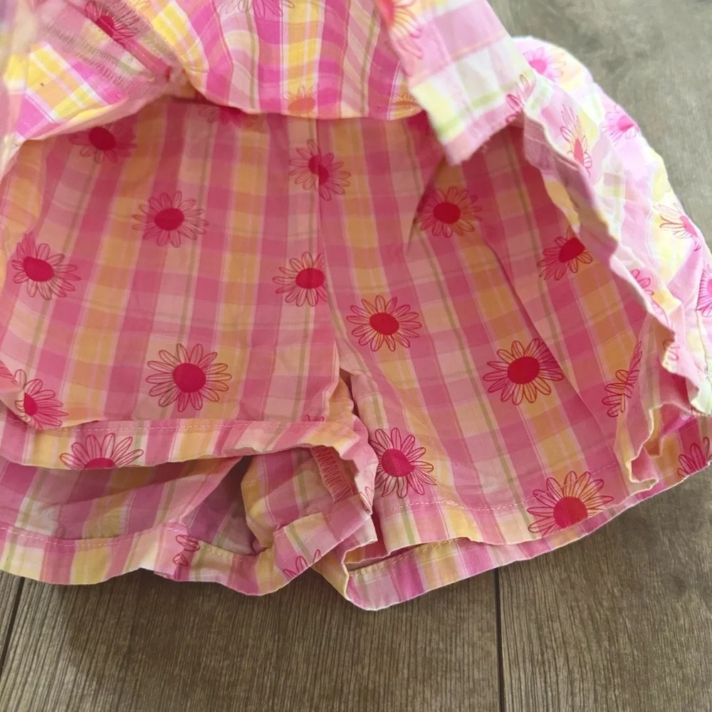 Vintage Carter’s Floral Plaid Girly Skort 4T
